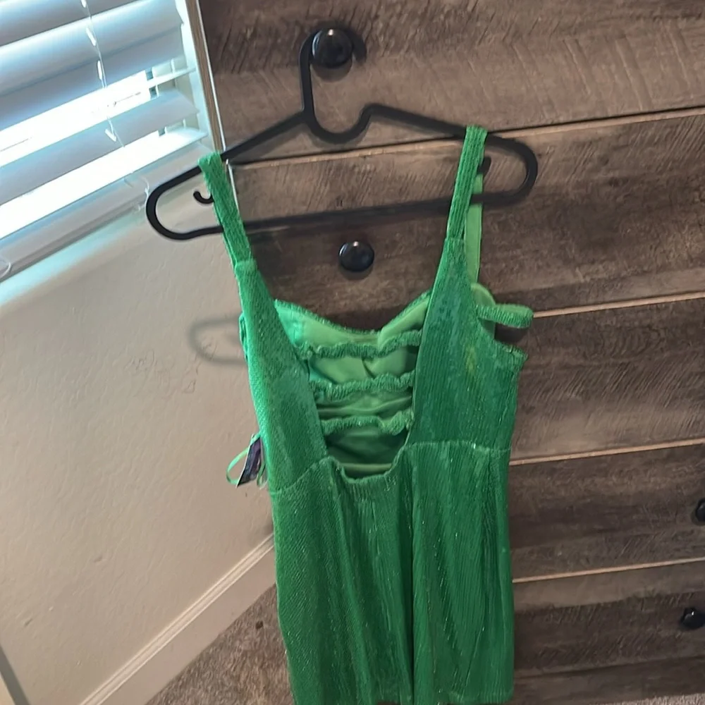 Green Sequin Dress - Picture 2 of 4